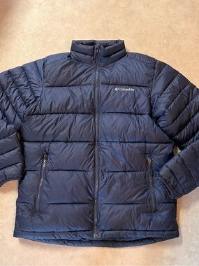 Columbia Men’s Navy Puffer Jacket. Medium. Winter fall